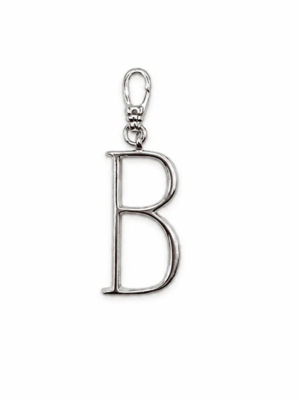 Lulu Frost Silver Letter B Charm Pendant